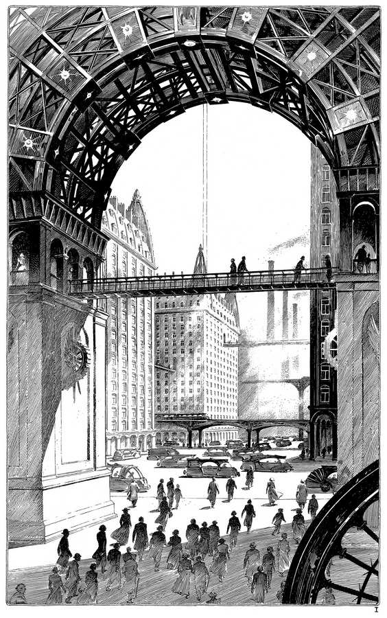 07 -Revoir-Paris Francois-Schuiten Arc Champs de Mars